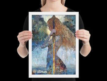 Framed Print – The Lady of the Lake Rises