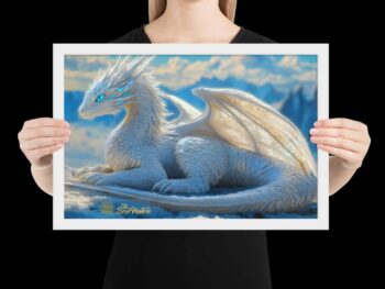 Framed Print – Snow Dragon