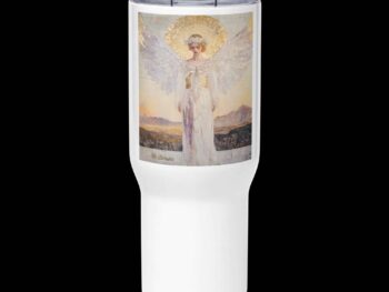 Travel mug with a handle – Angel of Aquarius