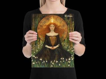 Unframed Print – Goddess Brigid at Springtime