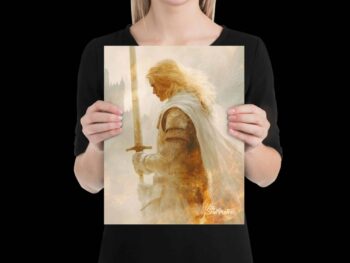 Unframed Print – Percival Meets the Fisher King