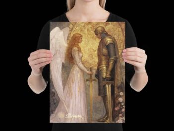 Unframed Print – A Grail Angel Appears to Sir Bors the Younger