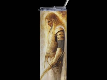 Stainless steel tumbler – Sir Galahad the Pure at Heart