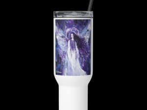 Travel mug with a handle – Angelic Assistance