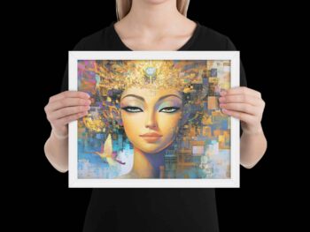Framed Print – The Light of Goddess Hathor