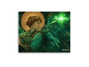 Unframed Print – The Purifying Emerald Green Ray