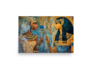 Unframed Print – Goddess Isis as Priestess and Magician