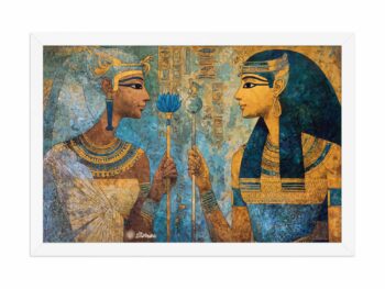 Framed Print – Goddess Isis as Priestess and Magician