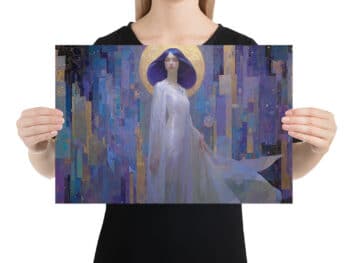 Unframed Print – Blue-Indigo Ray Starseed